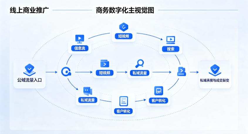 吉木萨尔县线上商业推广怎么做？全域流量闭环搭建与低成本转化实战指南